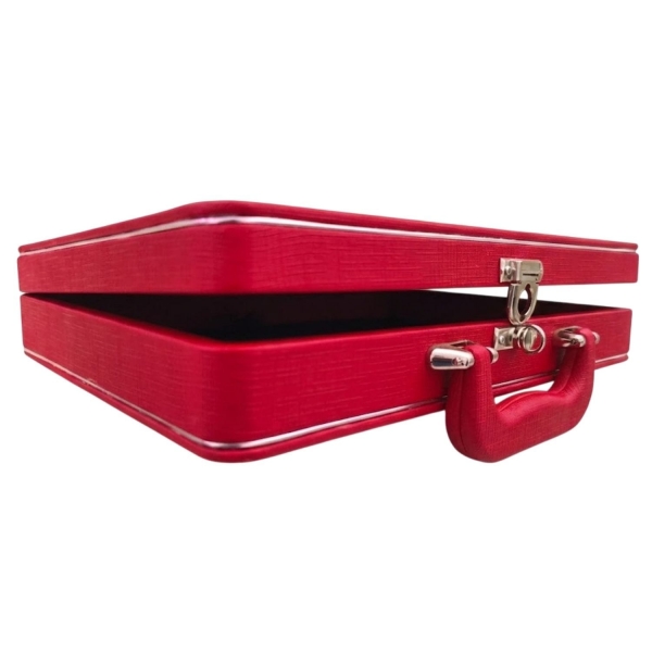 Estojo Maleta Linha Premium para Álbun 20x30cm Linha Quality - Vermelho