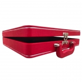 Estojo Maleta Linha Premium para Álbun 20x30cm Linha Quality - Vermelho