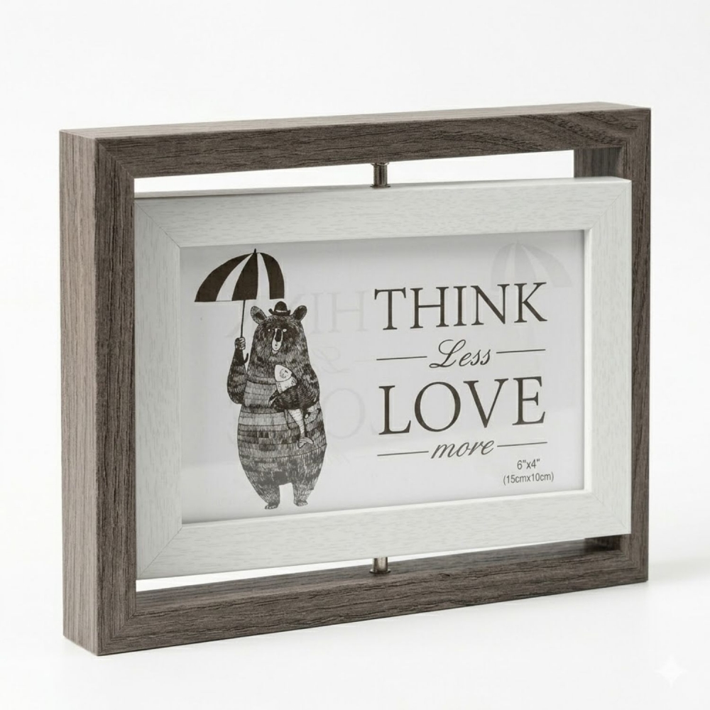 Porta-Retrato Giratório Duo Frame