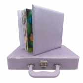 Estojo com Álbum 15x21 ou 20x25 Montável Lilas Linha Quality