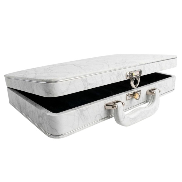 Estojo Maleta Linha Premium para Álbun 20x30cm Linha Quality - Branco