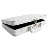 Estojo Maleta Linha Premium para Álbun 20x30cm Linha Quality - Branco