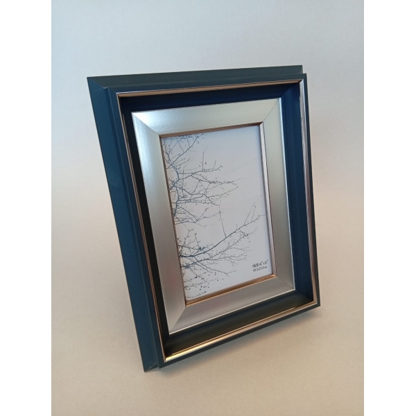 Porta-Retrato de Mesa Black Wood 10x15