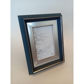 Porta-Retrato de Mesa Black Wood 10x15