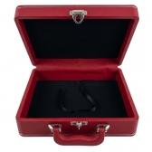 Estojo Maleta Premium para Álbum 20x25cm Linha Quality - Vermelho