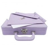 Estojo com Álbum 15x21 ou 20x25 Montável Lilas Linha Quality