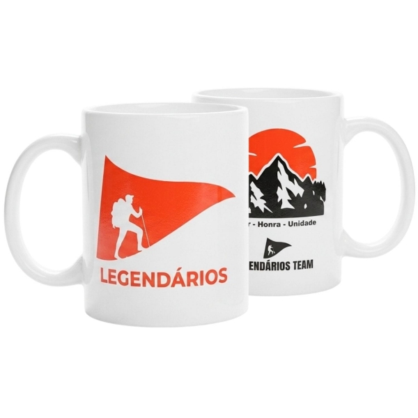 Caneca Copo Xícara Cerâmica Legendarios
