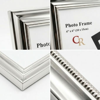 Porta-Retrato de Mesa Silver Premium 10x15