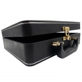 Estojo Maleta Premium para Álbum 20x25cm Linha Quality - Preto