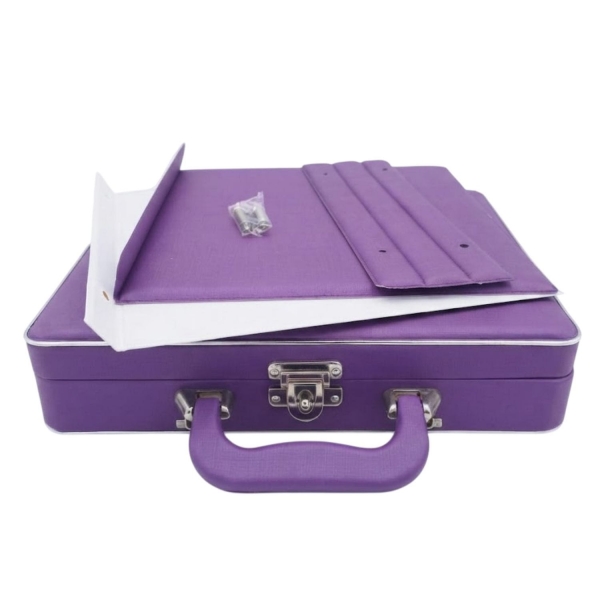 Estojo com Álbum 15x21 ou 20x25 Montável Roxo Linha Quality