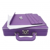 Estojo com Álbum 15x21 ou 20x25 Montável Roxo Linha Quality