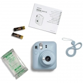 Kit Camera Instax Mini 12 com 10 fotos e Bolsa Exclusiva - Azul