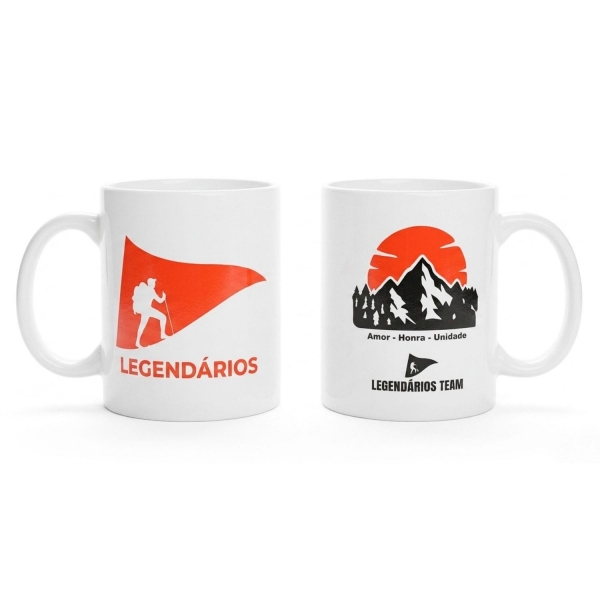 Caneca Copo Xícara Cerâmica Legendarios