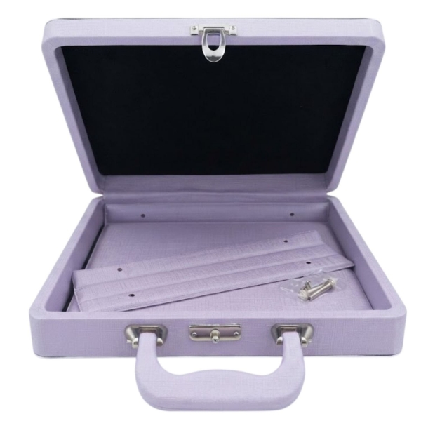 Estojo com Álbum 15x21 ou 20x25 Montável Lilas Linha Quality