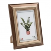 Porta Retrato de Mesa Classic Walnut & Gold