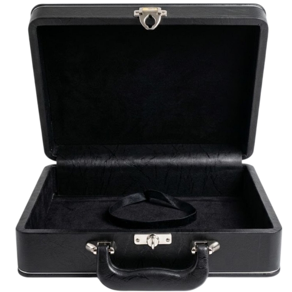 Estojo Maleta Premium para Álbum 20x25cm Linha Quality - Preto