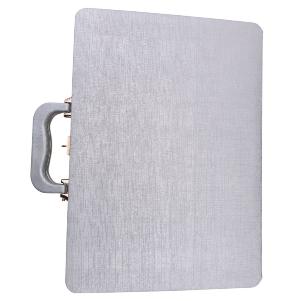 Estojo Maleta Linha Premium para Álbun 20x30cm Linha Quality - Cinza