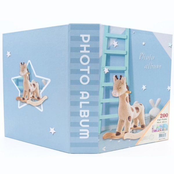 Álbum de Fotos 10x15cm para 200 Fotos infantil - Azul