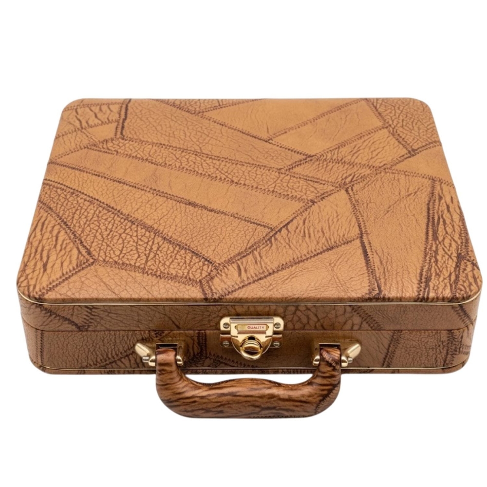 Estojo Premium para Álbum Encadernado 20x25cm Linha Quality - Marrom