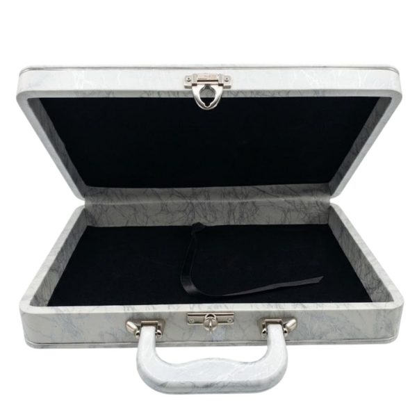 Estojo Maleta Linha Premium para Álbun 20x30cm Linha Quality - Branco