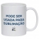 Caneca de Cerâmica Branca Lisa para Sublimação 325ml