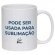 Caneca de Cerâmica Branca Lisa para Sublimação 325ml