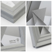 Porta-Retrato de Mesa Grey Matte 10x15