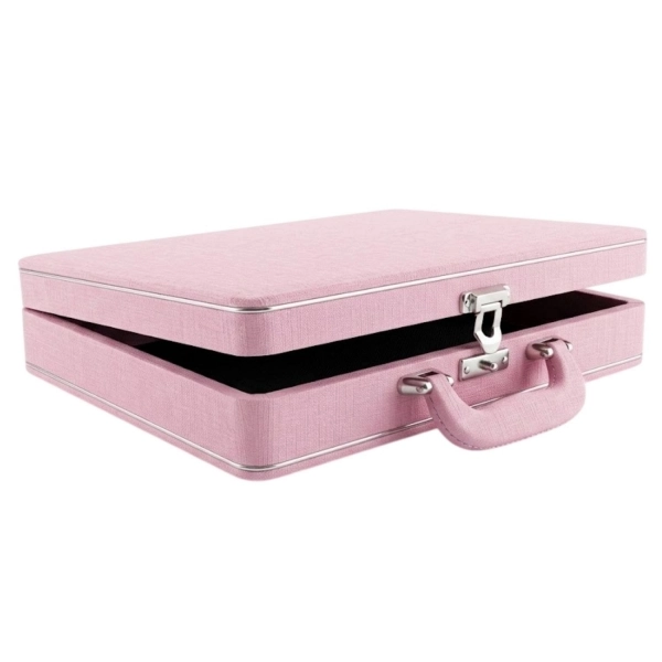 Estojo Maleta Linha Premium para Álbuns 20x30cm - Rosa