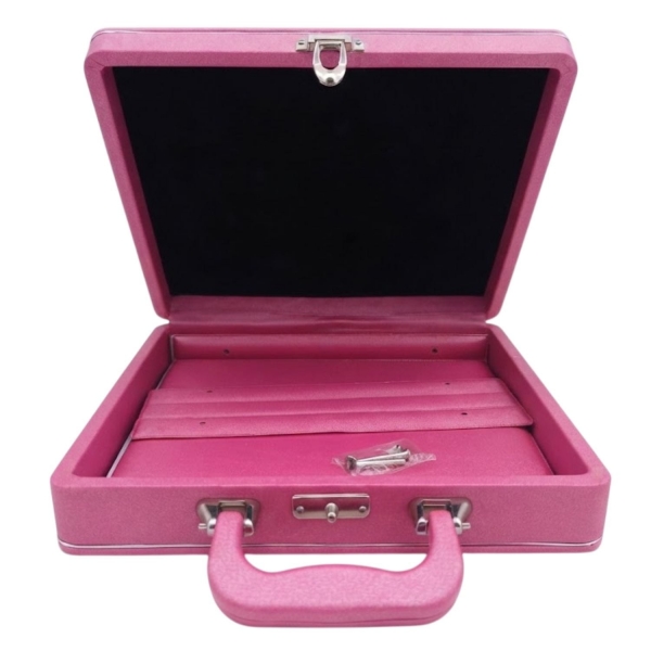 Estojo com Álbum 15x21 ou 20x25 Montável Pink Linha Quality