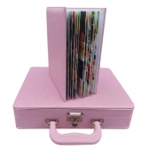 Estojo com Álbum 15x21 ou 20x25 Rosa Montável Linha Quality