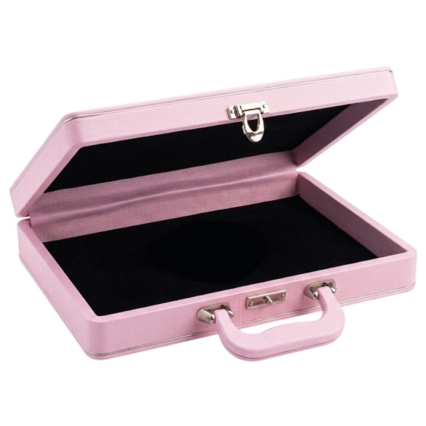 Estojo Maleta Linha Premium para Álbuns 20x30cm - Rosa