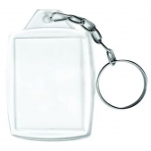 Chaveiro Para Foto 3x4 Acrílico Retangular 10 Unidades