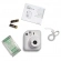 Kit Camera Instax Mini 12 com 10 fotos e Bolsa Exclusiva - Branco