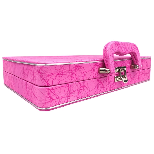 Estojo Maleta Premium de Luxo para Álbum 20x30cm - Rosa