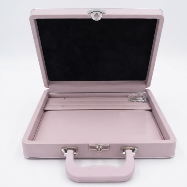 Estojo com Álbum 15x21 ou 20x25 Montável Rosa Linha Quality