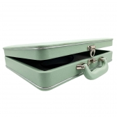 Estojo Maleta Linha Premium para Álbun 20x30cm Linha Quality - Verde Claro