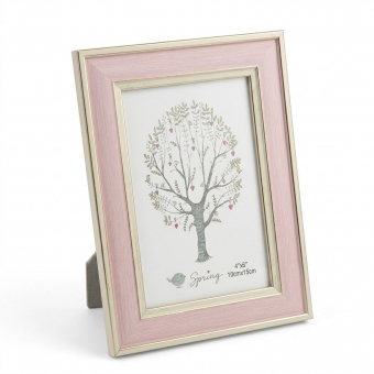 Porta-Retrato de Mesa Soft Pink & Gold 10x15