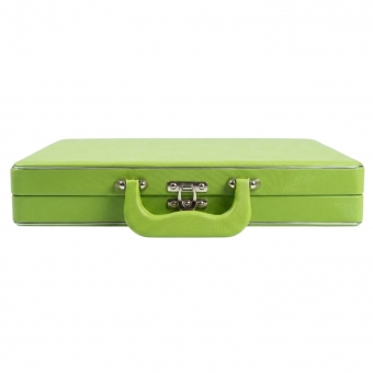 Estojo Maleta Premium para Álbum 20x25cm Linha Quality Verde